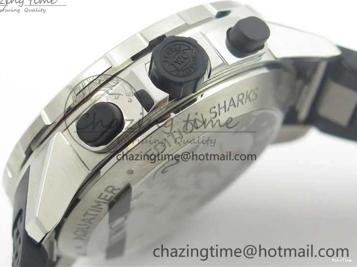 MIROTIME 0219 Aquatimer Chrono IW376803 V6F 1:1 Best Edition Gray Dial on Rubber Strap A FlexibleFit 7153